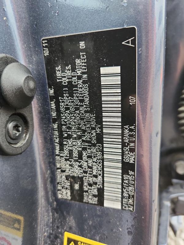 2012 TOYOTA HIGHLANDER Base/Hybrid