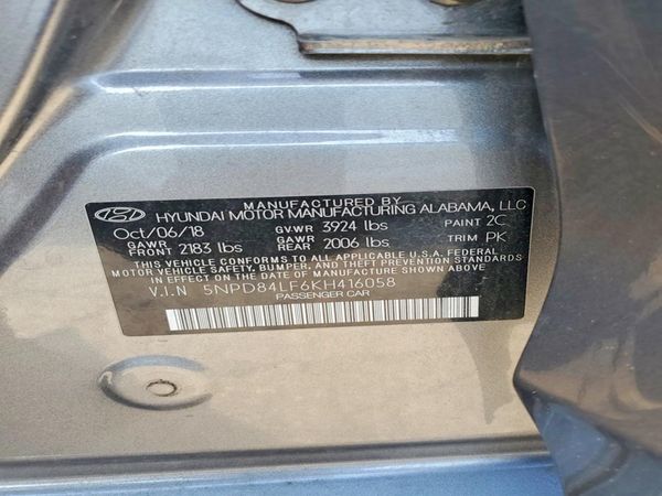 2019 HYUNDAI ELANTRA