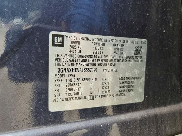 2018 CHEVROLET EQUINOX