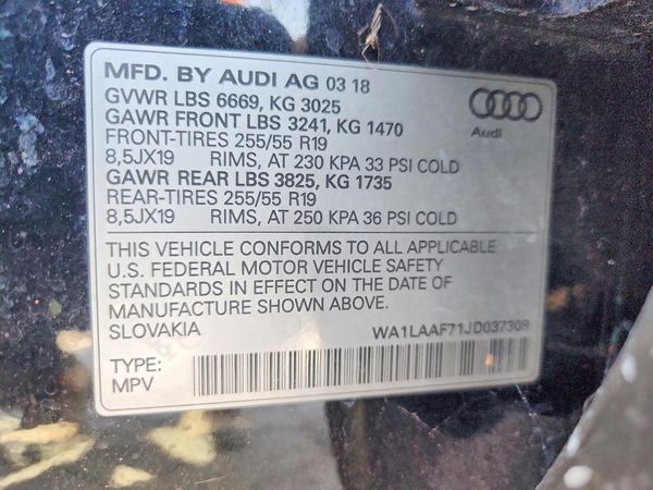 2018 AUDI Q7