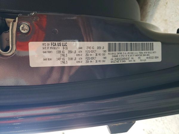 2017 DODGE GRAND CARAVAN GT