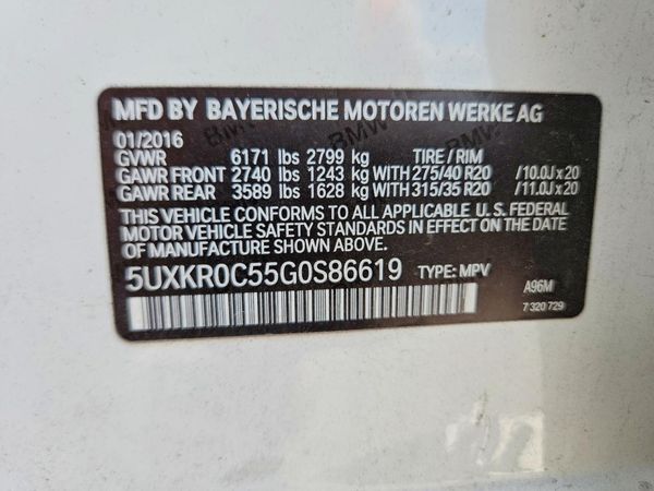 2016 BMW X5