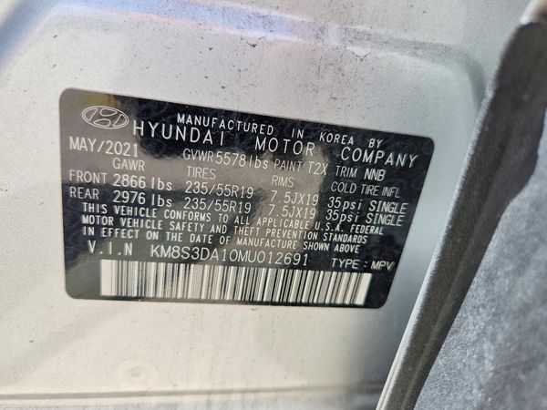 2021 HYUNDAI SANTA FE SEL Premium
