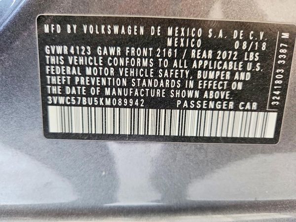 2019 VOLKSWAGEN JETTA S, SE, R-Line