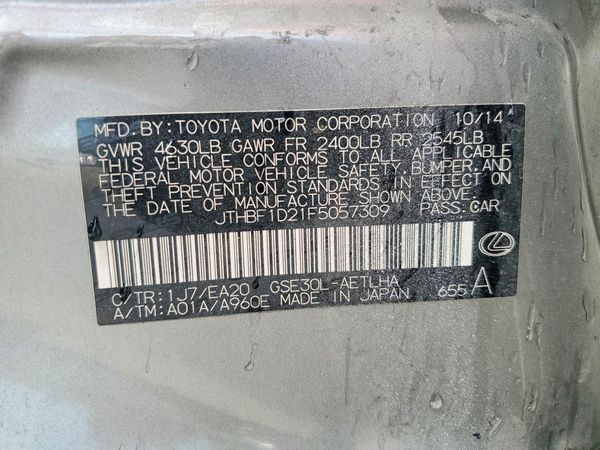2015 LEXUS IS 250