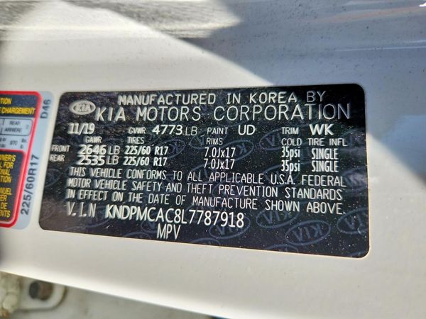 2020 KIA SPORTAGE LX
