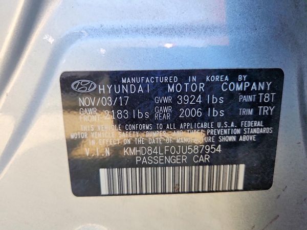 2018 HYUNDAI ELANTRA