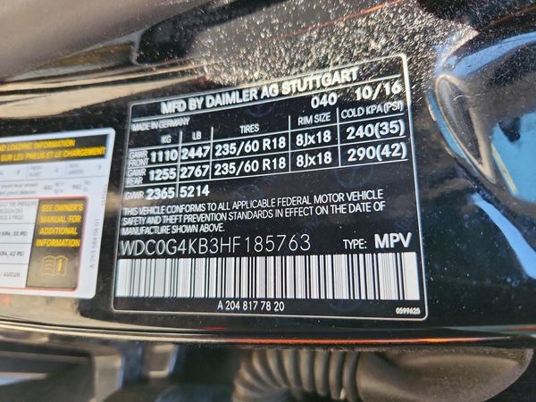 2017 MERCEDES-BENZ GLC GLC300 Base-4M
