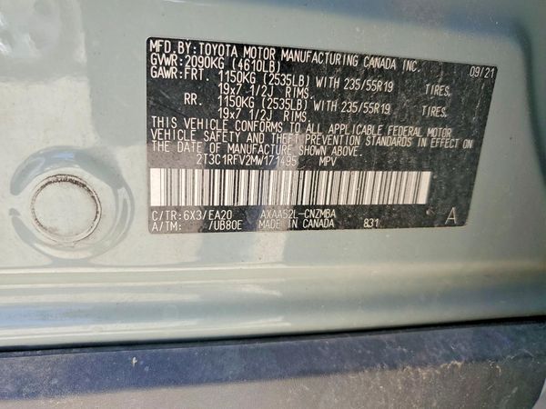 2021 TOYOTA RAV4 XLE Premium