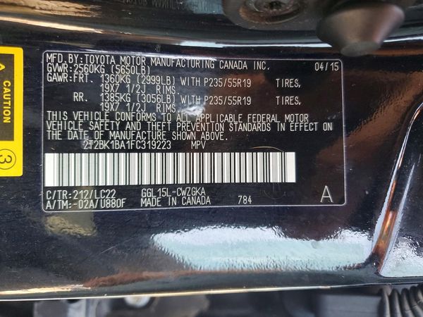 2015 LEXUS RX 350