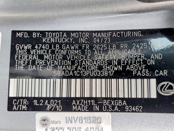 2023 LEXUS ES 300H 300h Premium