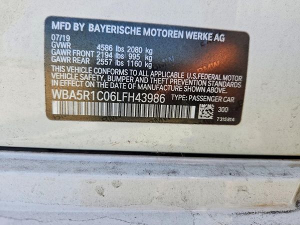 2020 BMW 330I