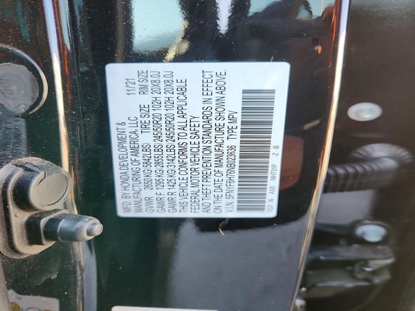 2022 HONDA PILOT