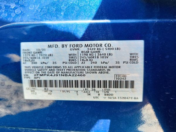 2022 FORD EDGE SEL