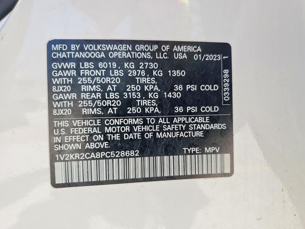 2023 VOLKSWAGEN ATLAS