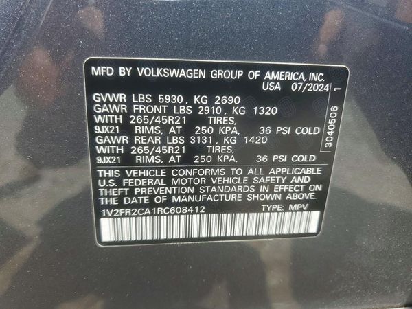 2024 VOLKSWAGEN ATLAS