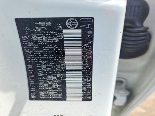2018 TOYOTA COROLLA L/LE/SE/XLE/XSE