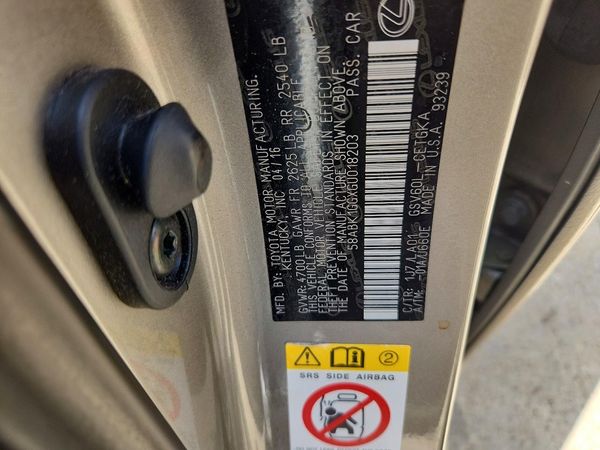 2016 LEXUS ES 350