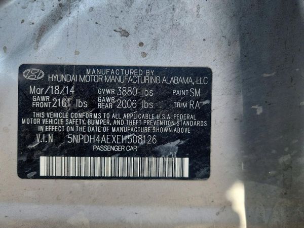 2014 HYUNDAI ELANTRA GLS(Middle)