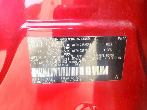2018 TOYOTA RAV4 Ltd/Platinum