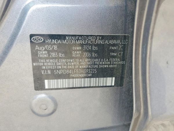 2018 HYUNDAI ELANTRA