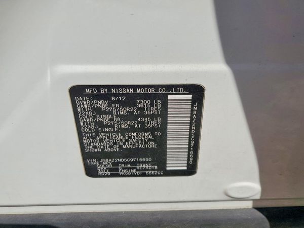2012 INFINITI QX56 BASE