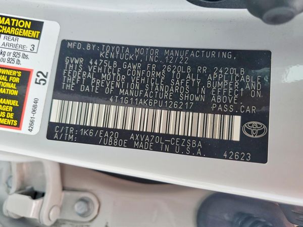 2023 TOYOTA CAMRY SE