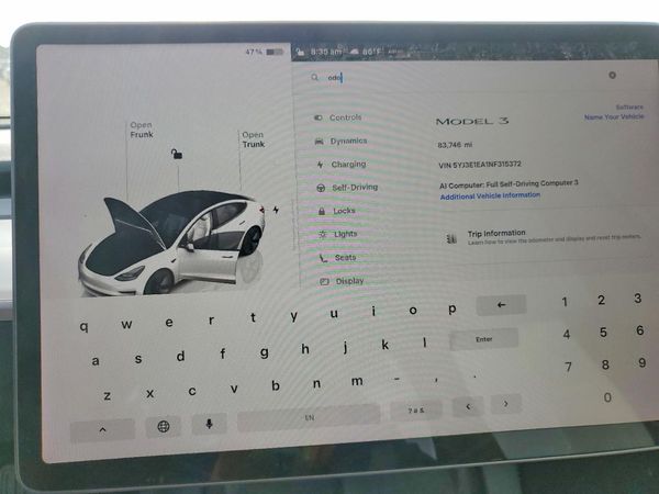 2022 TESLA MODEL 3