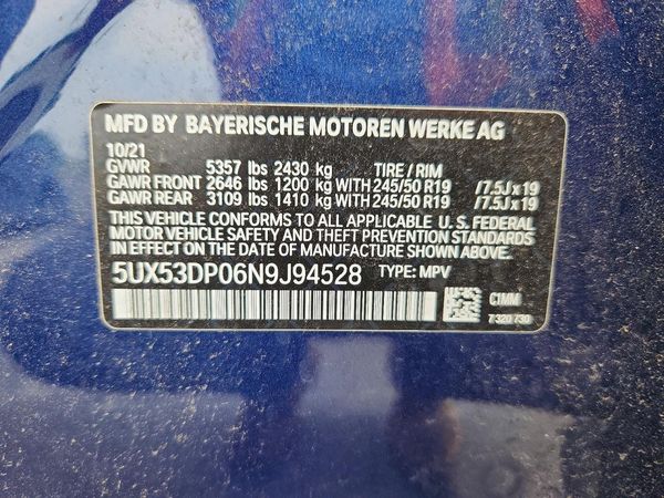 2022 BMW X3