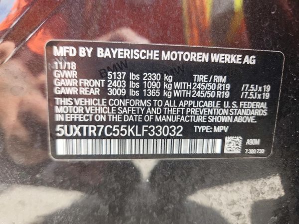 2019 BMW X3 sDrive30i