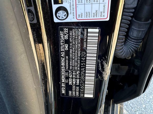 2022 MERCEDES-BENZ S S580 4MATIC