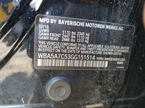 2016 BMW 528