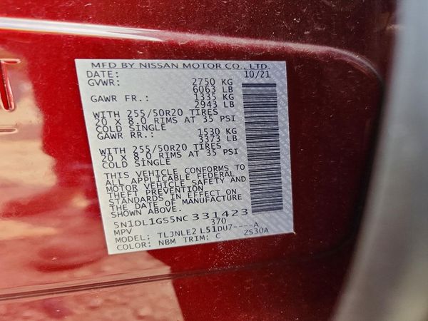 2022 INFINITI QX60 Sensory
