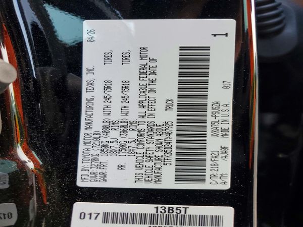 2026 TOYOTA TUNDRA SR