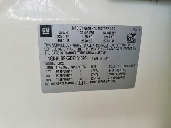 2013 CHEVROLET EQUINOX 1LT