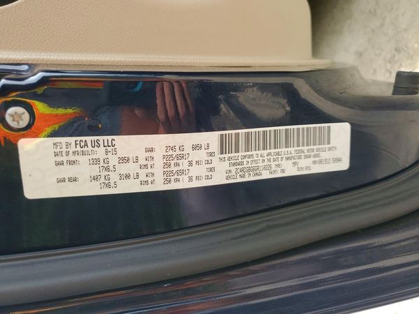 2016 DODGE GRAND CARAVAN SE