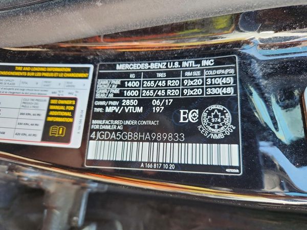 2017 MERCEDES-BENZ GLE GLE400