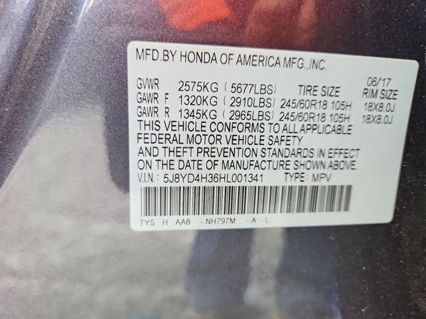 2017 ACURA MDX SH-AWD