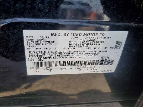 2022 FORD EDGE SEL