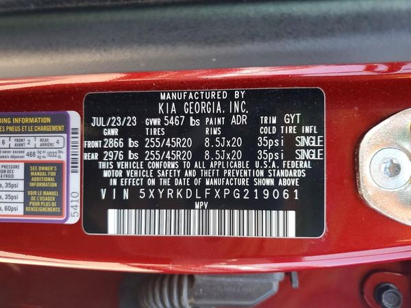 2023 KIA SORENTO