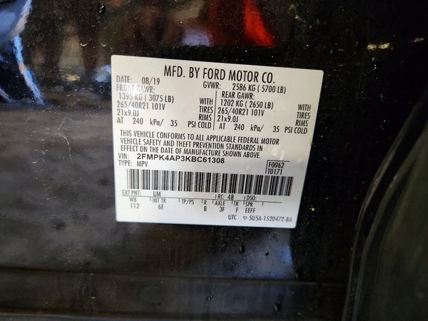 2019 FORD EDGE ST