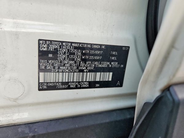 2021 TOYOTA RAV4