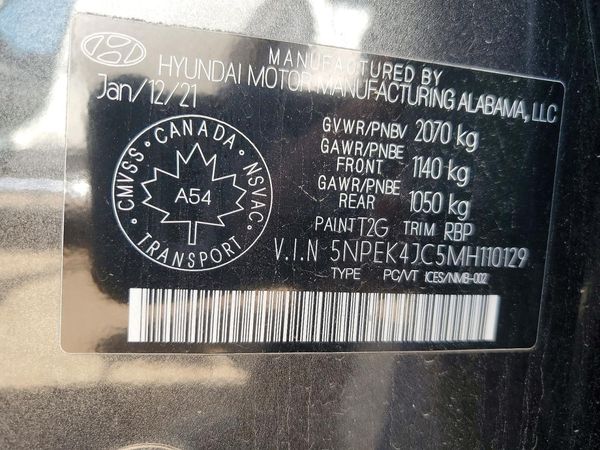 2021 HYUNDAI SONATA N Line