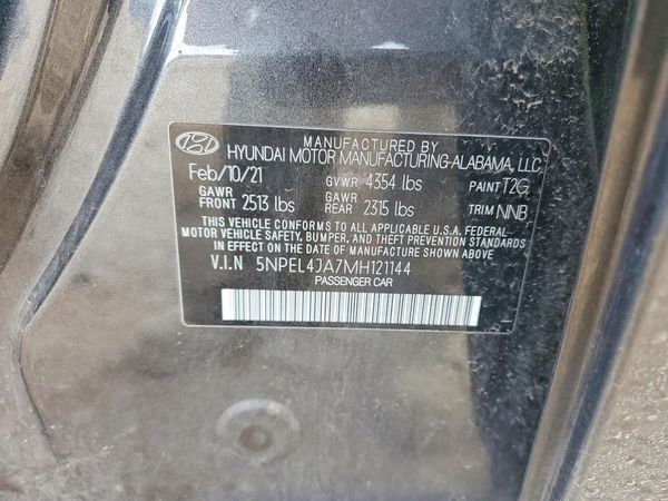 2021 HYUNDAI SONATA