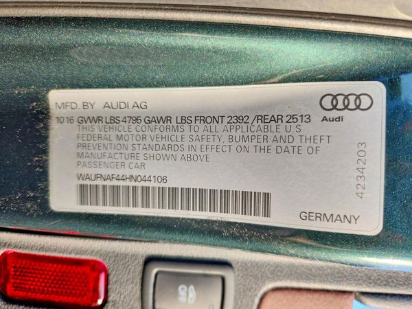 2017 AUDI A4 quattro Prestige
