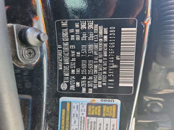 2015 KIA SORENTO GLS