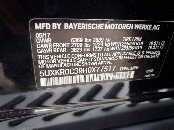 2017 BMW X5