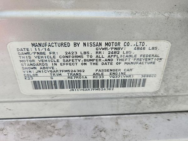 2015 INFINITI Q40