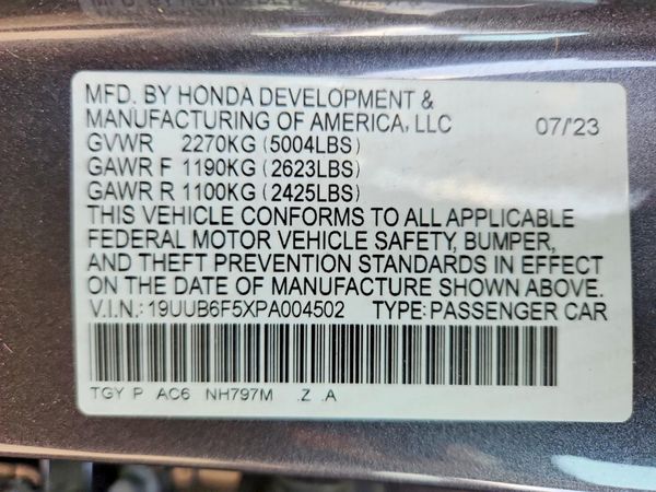 2023 ACURA TLX SH-AWD A-SPEC