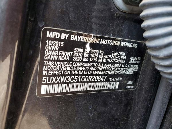 2016 BMW X4 xDrive28i